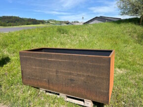 Hochbeet aus Cortenstahl